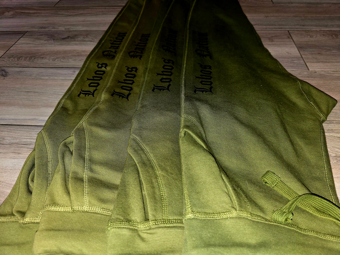 Green joggers