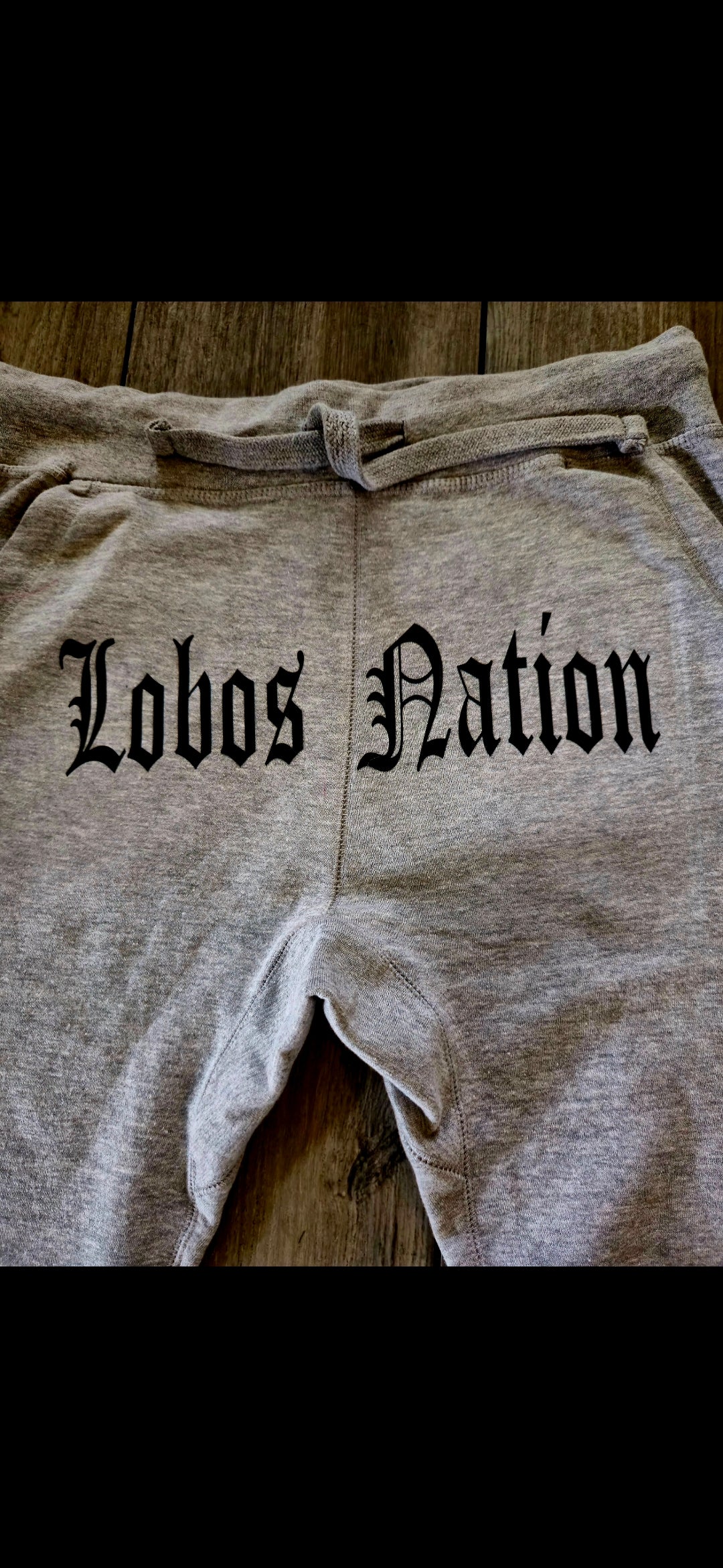 Lobos Nation Grey joggers