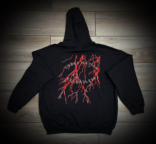Relentless Red Lightning Hoodie