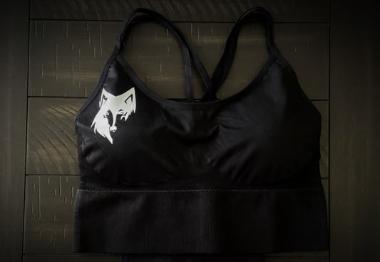 Lobo's Women Black Sports Bra