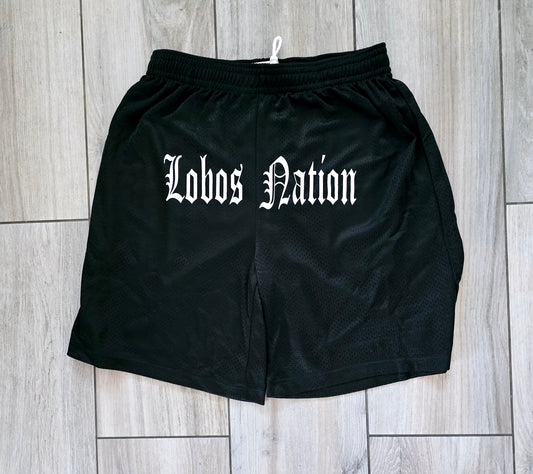 Lobos Nation Mens Mesh Shorts