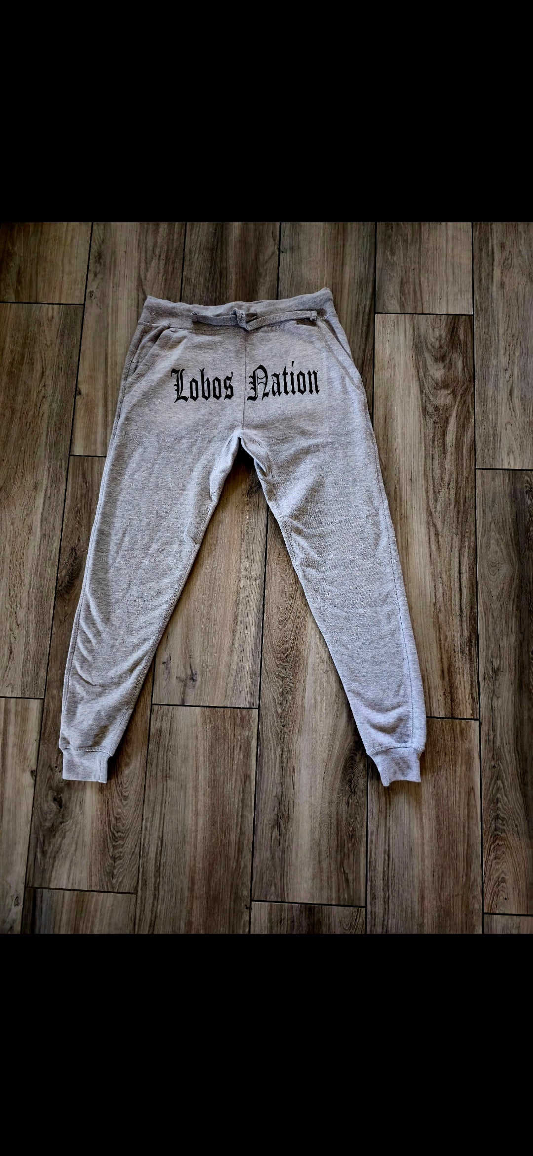 Lobos Nation Grey joggers